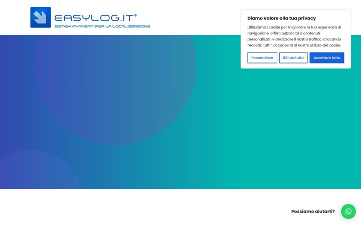 Screenshot of easylog.it