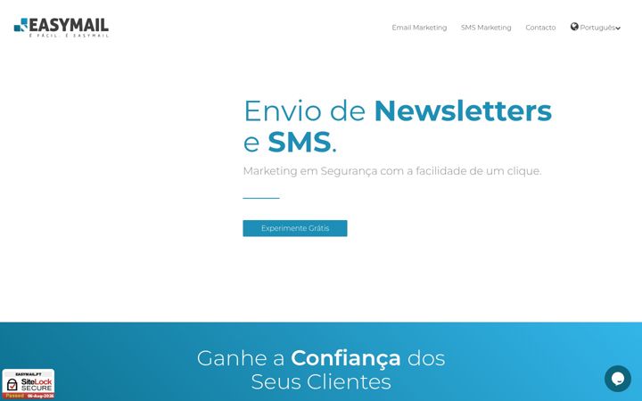 Screenshot of easymail.pt