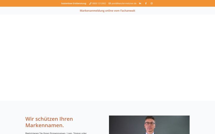 Screenshot of easymarke.de