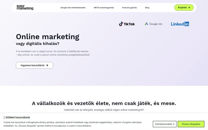 Képernyőkép: easymarketing.hu