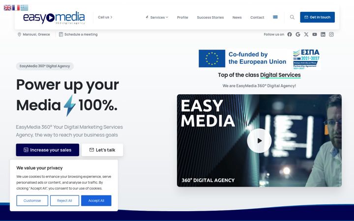 Screenshot of easymedia.gr