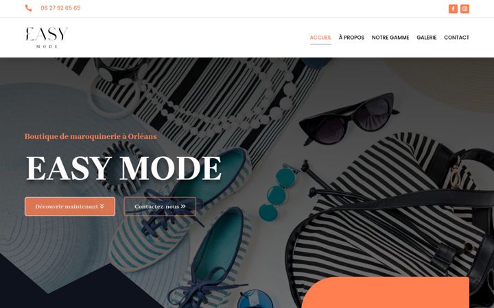 Screenshot of easymode.fr