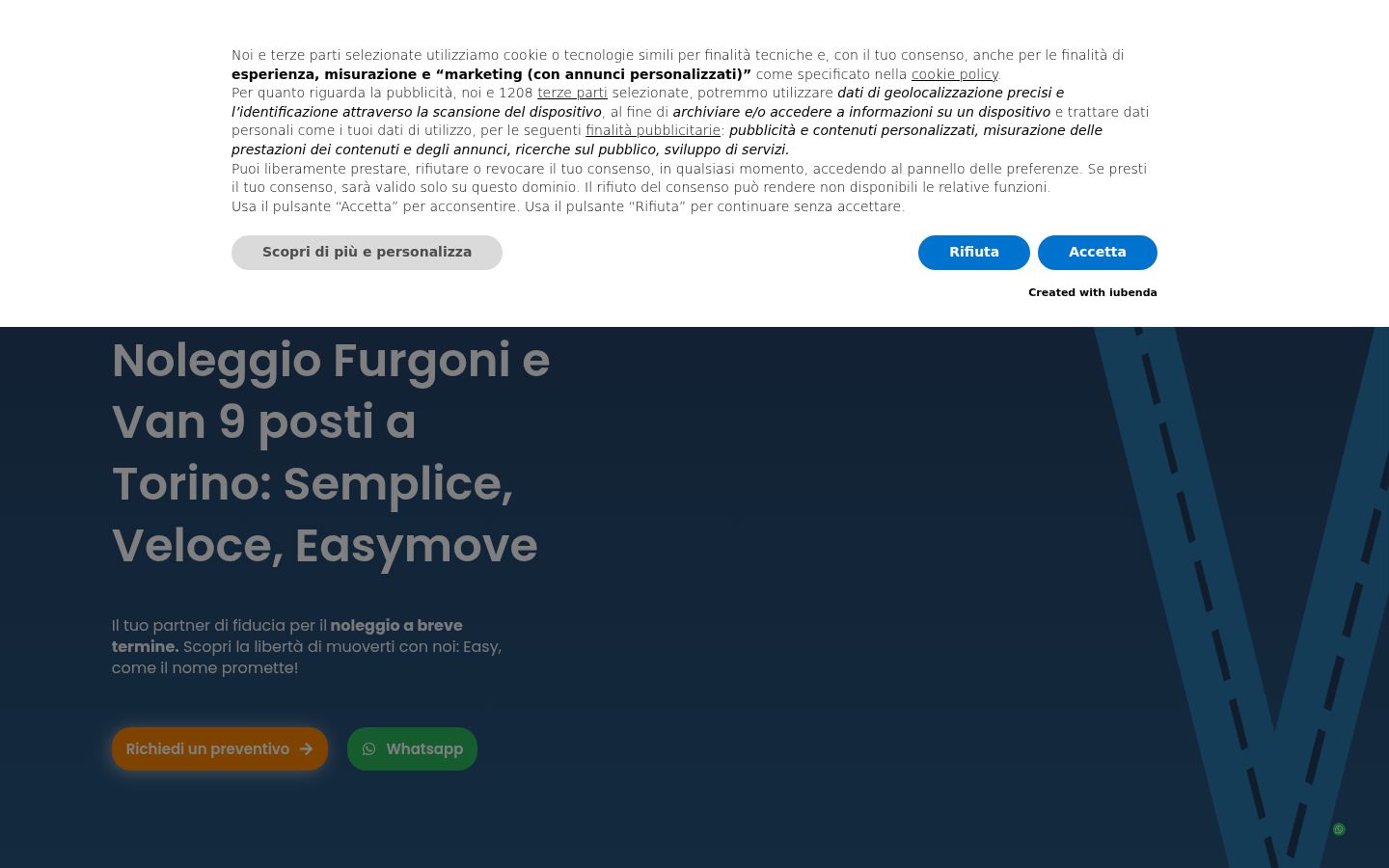 Captura de ecrã do banner de consentimento apresentado antes de qualquer interação