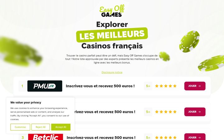Screenshot of easyoffgames.com