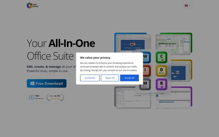 Screenshot of easyofficesuite.com