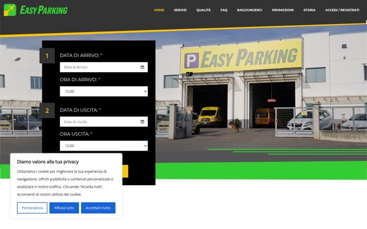 Screenshot of easyparkingcaselle.com
