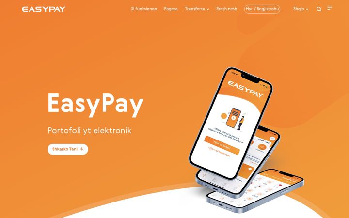 Screenshot of easypay.al