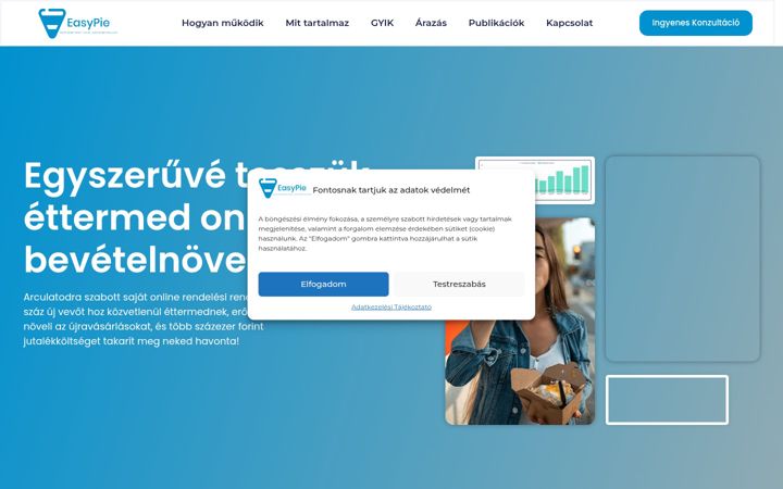 Capture d'écran de easypie.io