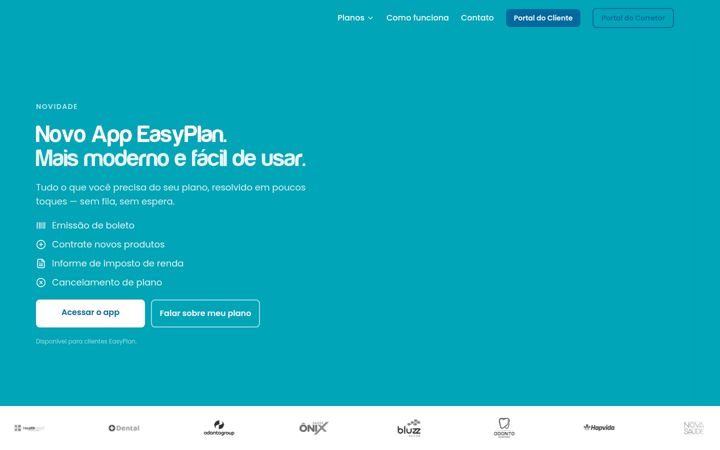 Screenshot von easyplan.com.br