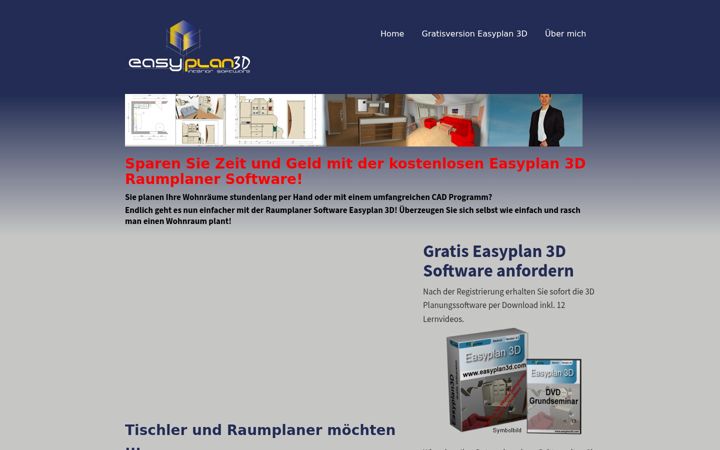 Screenshot of easyplan3d.com