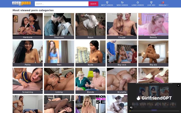 Screenshot of easyporn.xxx