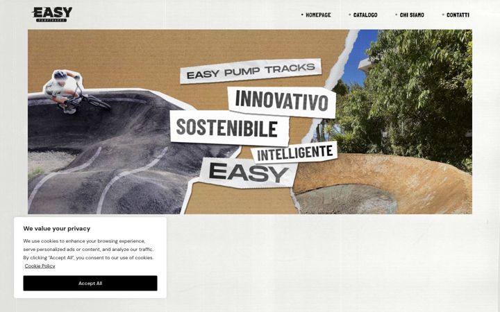 Screenshot of easypumptracks.com
