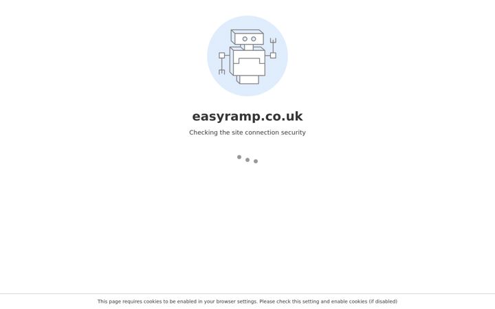Screenshot of easyramp.co.uk
