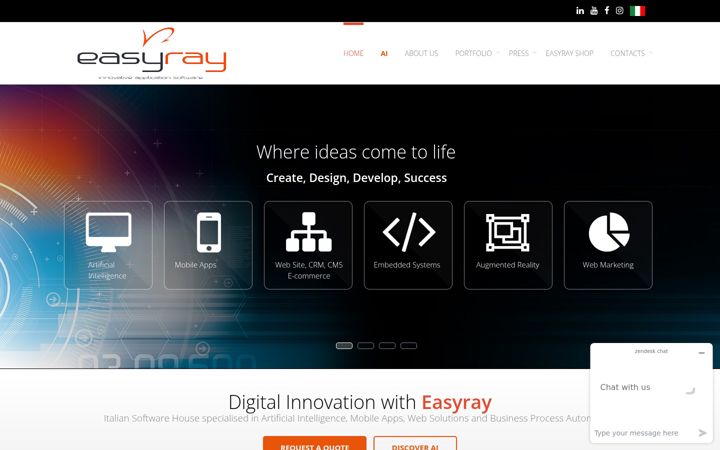 Screenshot of easyray-pro.com