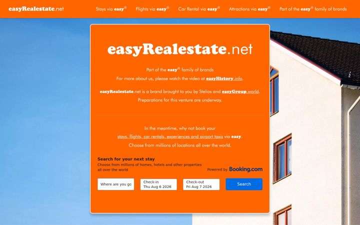 Captură de ecran a easyrealestate.net