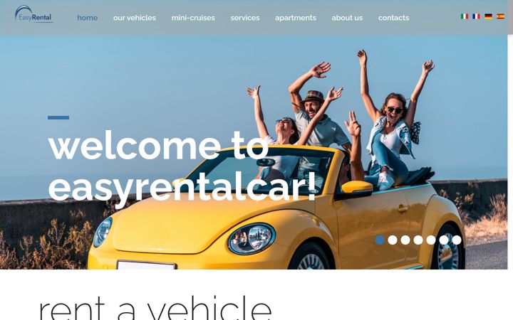 Screenshot of easyrentalcar.eu