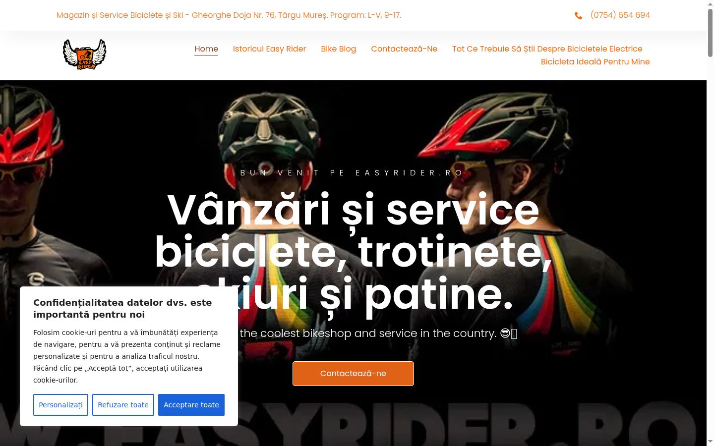 Sutikimo reklamjuostės, rodytos prieš bet kokią sąveiką, ekrano kopija