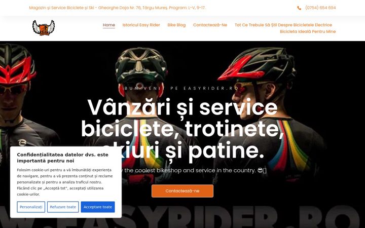 Ekrano kopija easyrider.ro
