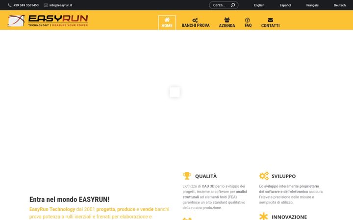 Screenshot of easyrun.it