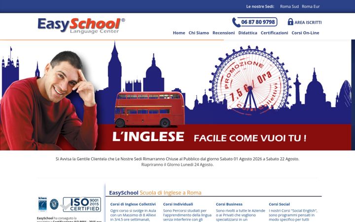 Screenshot of easyschool.it