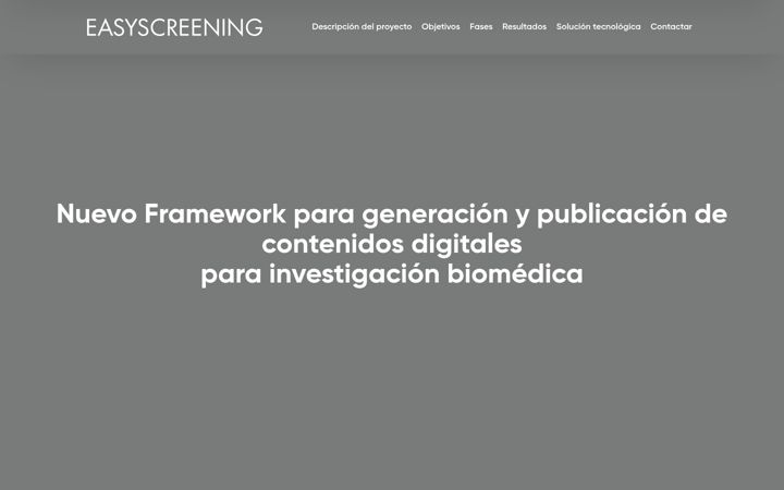 Screenshot ta' easyscreening.ai