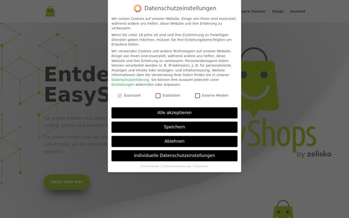 Screenshot of easyshops.eu