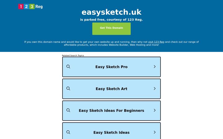 Snimka zaslona za easysketch.uk