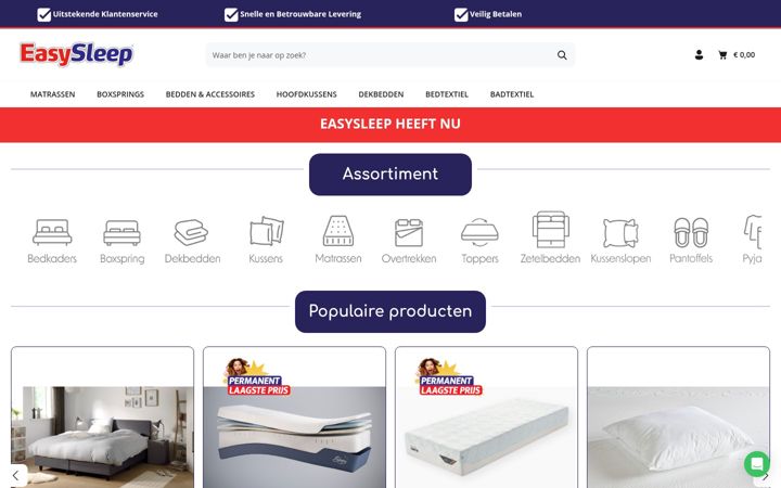 Capture d'écran de easysleepserver.hypernode.io