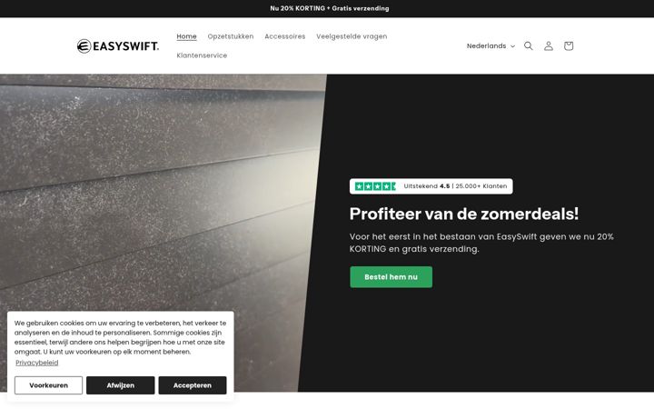 Screenshot di easyswift.nl