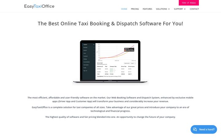 Snimka zaslona za easytaxioffice.co.uk