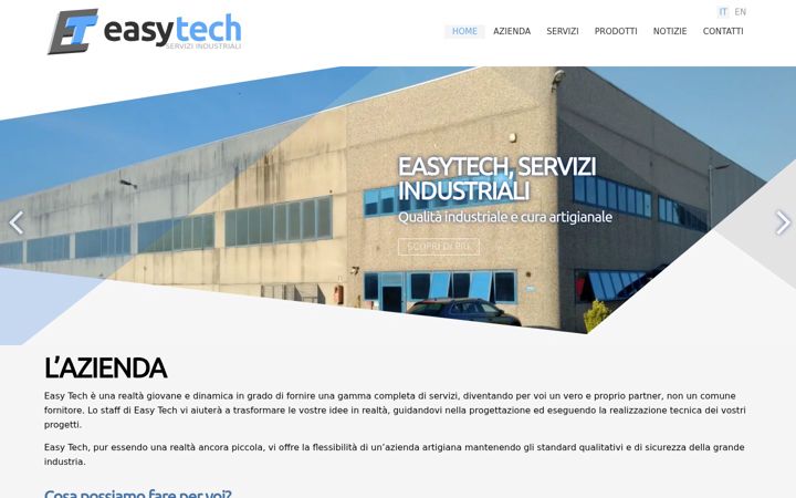 Screenshot of easytechudine.com