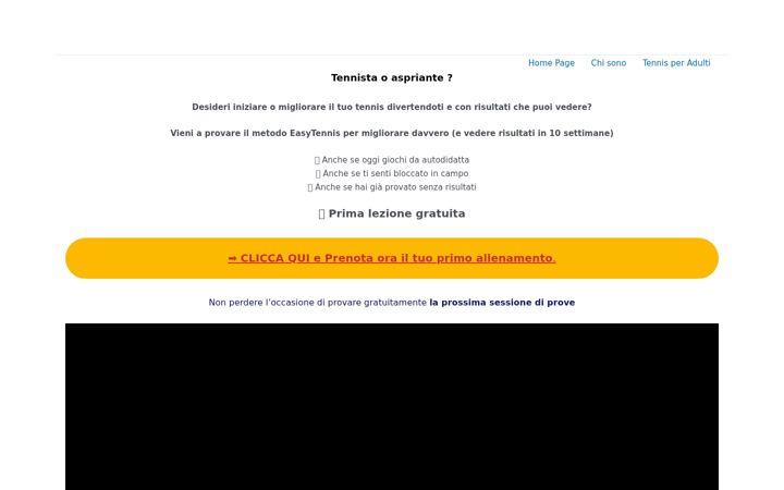 Screenshot of easytennis.it