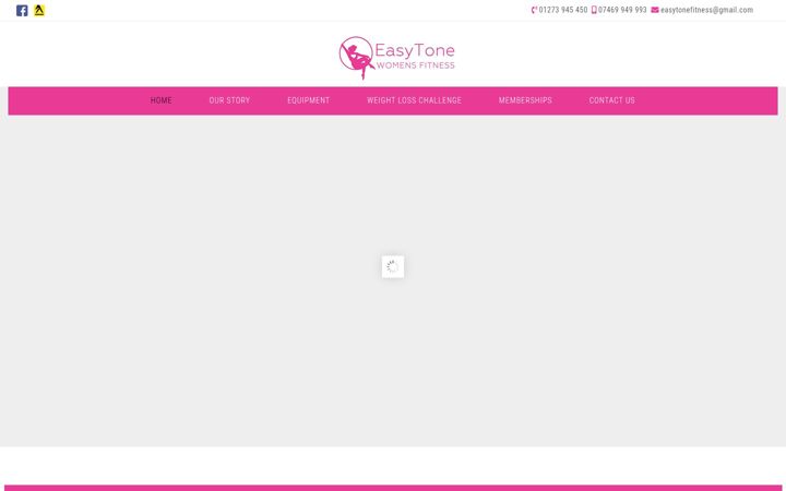 Screenshot of easytonefitness.co.uk