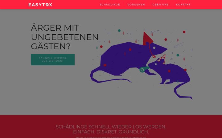 Snimka zaslona za easytox.de