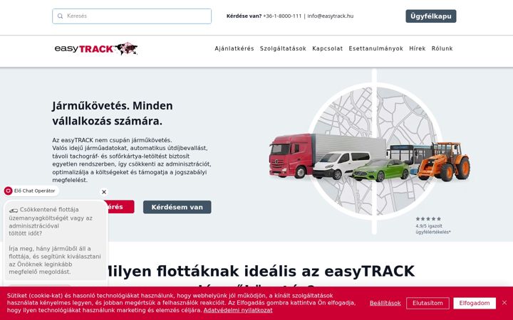 Képernyőkép: easytrack.hu