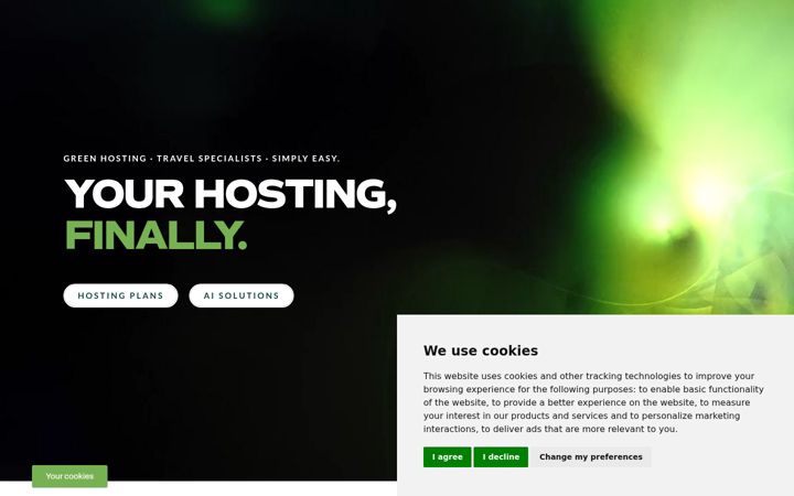 Screenshot of easytravelhosting.com