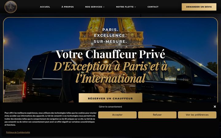 Screenshot of easytravelparis.fr
