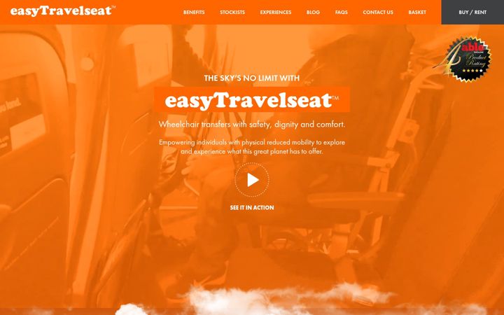 Screenshot of easytravelseat.com