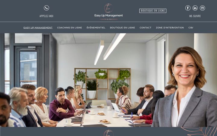 Screenshot of easyup-management.fr