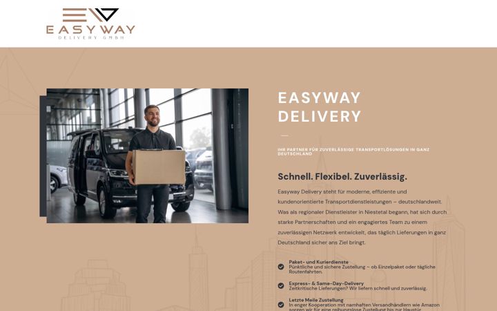 Screenshot of easyway-delivery.de