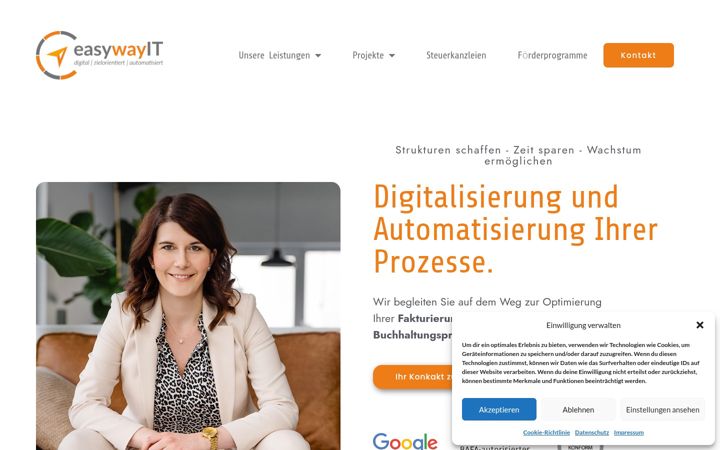 Screenshot of easyway-it.de