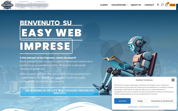 Screenshot of easywebimprese.it