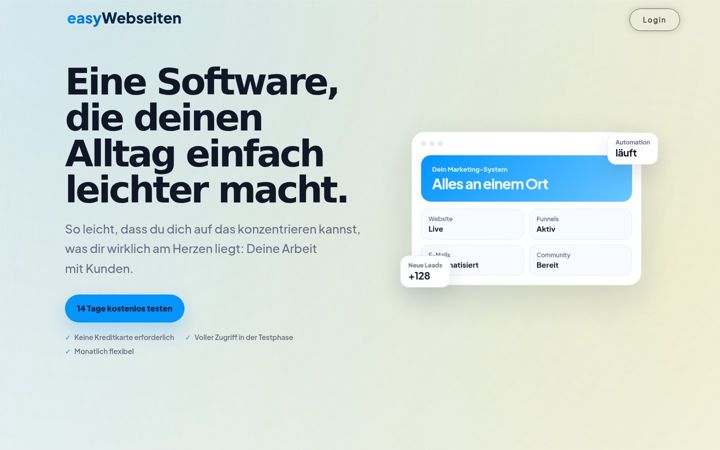 Screenshot of easywebseiten.com