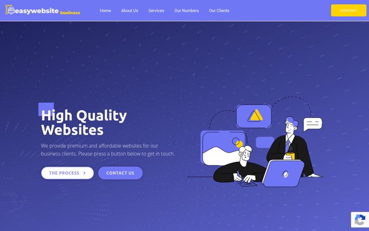 Screenshot of easywebsitebusiness.de