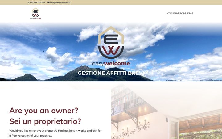 Snímek obrazovky easywelcome.it