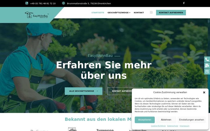 Screenshot of easywohnbau.de