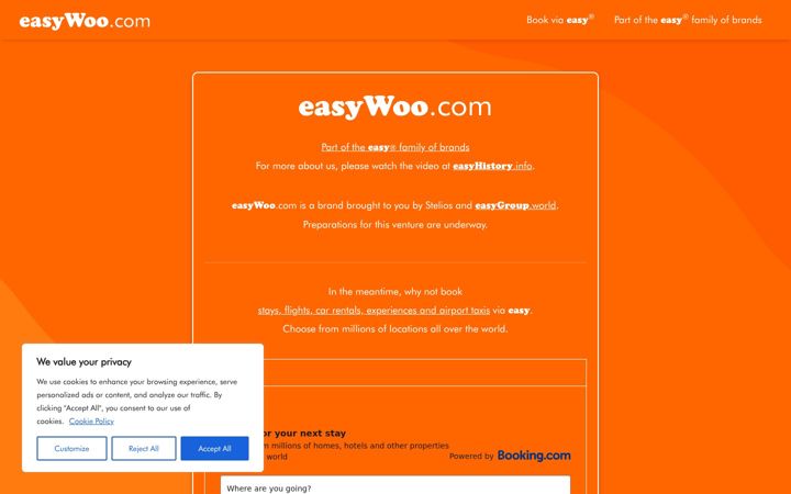 Screenshot of easywoo.com