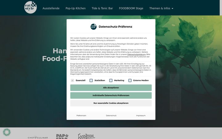 Screenshot of eat-and-style.de