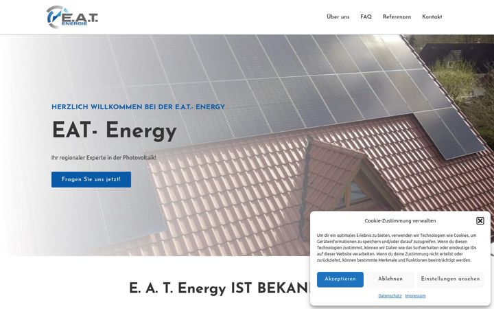 Screenshot of eat-energy.de