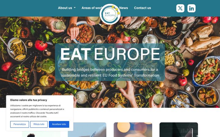 Captura de ecrã de eat-europe.eu